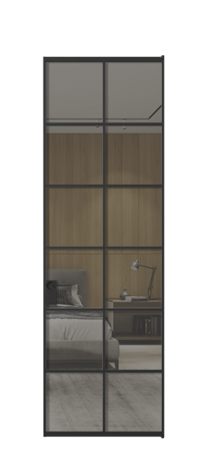 Алюминиевая дверь АЛПЛ040.05  Алюминий Черный Рефлективное серое стекло "Stopsol", калёное, 6 мм. Без короба чер Цена 144090 Стоимость комплекта двери включает: 
1. Полотно (600/650/700/750/800/850/900/950*2000-2400 мм).
2. Короб
3. Комплект фурнитуры (2 торцевые петли и магнитный замок с ответной планкой). Фабрика дверей Волховец 8 (800) 551 43 19  Алюминиевая дверь АЛПЛ040.05 Алюминий Черный Рефлективное серое стекло "Stopsol", калёное, 6 мм Цена 144090  | Volhovec