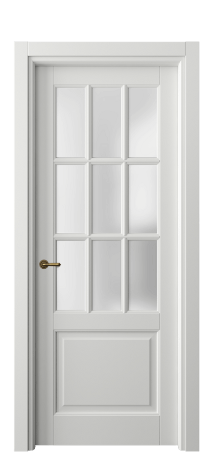 Межкомнатная дверь Toscana Grigliato 6312 Бук светло-серый Сатинированное стекло Цена 114199 ₽ | Volhovec