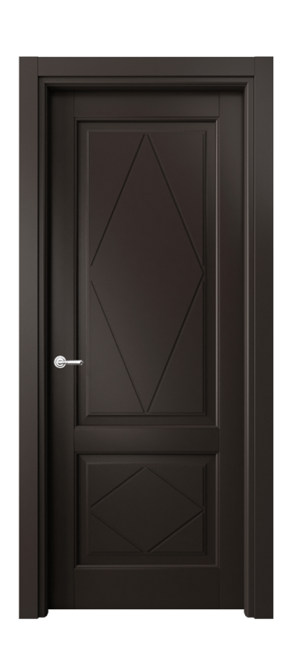 Межкомнатная дверь Тоскана Ромбо 6343 Матовый антрацит  Цена 100399 ₽ | Volhovec
