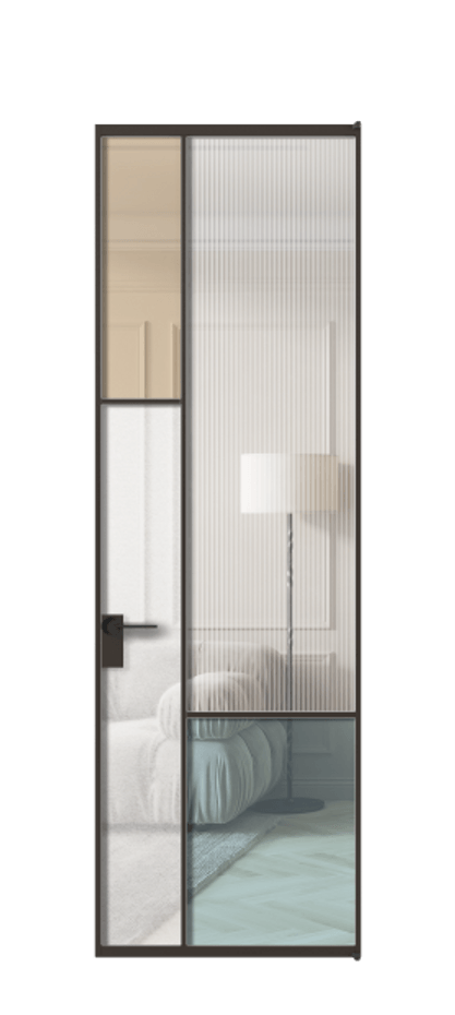 Дверь межкомнатная Mosaic АЛПЛ041.13 Алюминий антрацит Комбинация стекол Группы 1 и Группы 3 Без короба ААН Цена 171870 Стоимость комплекта двери включает:
1. Полотно (600/650/700/750/800/850/900/950*2000-2400 мм).
2. Короб
3. Комплект фурнитуры (2 торцевые петли и магнитный замок с ответной планкой). Фабрика дверей Волховец 8 (800) 551 43 19 Межкомнатная дверь Mosaic АЛПЛ041.13 Алюминий антрацит Комбинация стекол Группы 1 и Группы 3 Цена 171870 ₽ | Volhovec