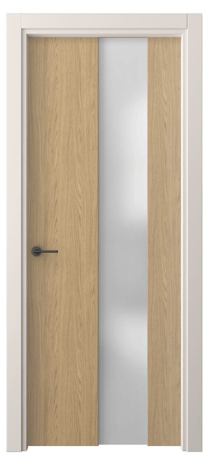 Межкомнатная дверь Freedom 4226 Жемчужный дуб Сатинированное стекло Цена 32639 ₽ | Volhovec