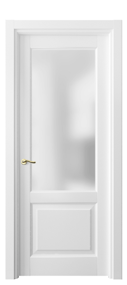 Межкомнатная дверь Lignum 0740 Бук белоснежный Сатинированное стекло Цена 73439 ₽ | Volhovec