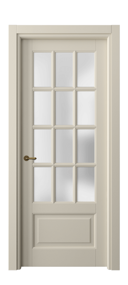 Межкомнатная дверь Toscana Grigliato 6313 Бук бежево-серый Сатинированное стекло Цена 86079 ₽ | Volhovec