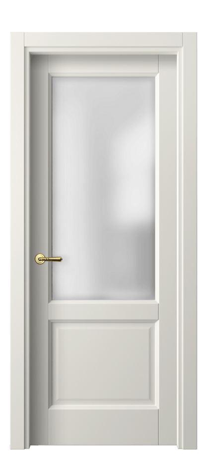 Межкомнатная дверь Галант 1422 Матовый жемчужный Сатинированное стекло Цена 54599 ₽ | Volhovec