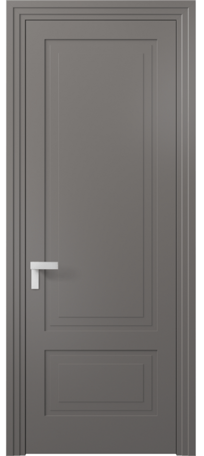 Межкомнатная дверь Rocca АКП 8341 Матовый классический серый  Цена 85399 ₽ | Volhovec
