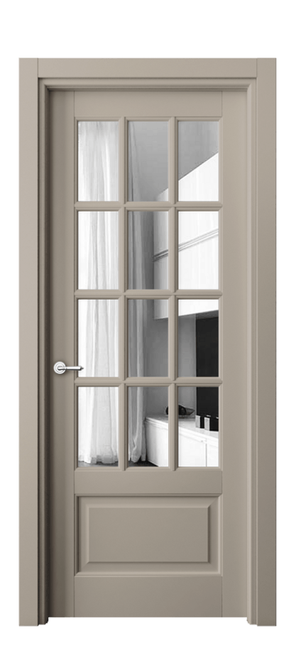 Межкомнатная дверь Toscana Grigliato 6313 Бук бисквитный Двустороннее зеркало, триплекс Цена 88479 ₽ | Volhovec