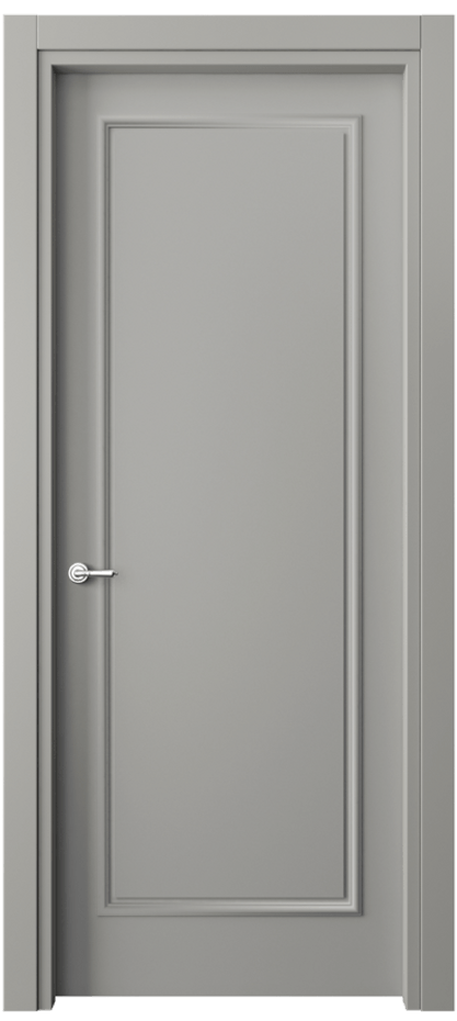 Дверь межкомнатная Paris 8101 Матовый нейтральный серый Гладкий наличник МНСР Цена 51679 ₽ Наличники уже входят в базовый комплект. Фабрика дверей Волховец 8 (800) 551 43 19 Межкомнатная дверь Paris 8101 Матовый нейтральный серый Цена 51679 ₽| Volhovec