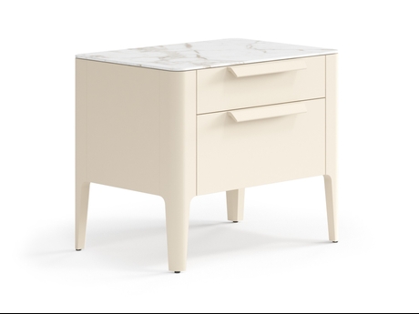 Мебель Тумба прикроватная Piega 2 ящика. Цвет Матовый светло-бежевый. Материал Гладкая эмаль. Коллекция Тумба прикроватная Piega 2 ящика. Фото. Мебель Тумба прикроватная Piega 2 ящика. Цвет Матовый светло-бежевый. Материал Гладкая эмаль. Коллекция Тумба прикроватная Piega 2 ящика. Картинка.