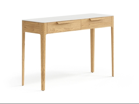Мебель Консоль Piega 2 ящика. Цвет Дуб пшеничный матовый. Материал Массив дуба матовый. Коллекция Консоль Piega 2 ящика. Фото. Мебель Консоль Piega 2 ящика. Цвет Дуб пшеничный матовый. Материал Массив дуба матовый. Коллекция Консоль Piega 2 ящика. Картинка.