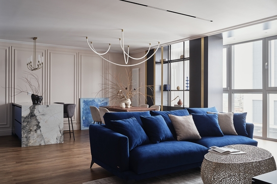 Румтур: квартира, в которой синий задает настроение