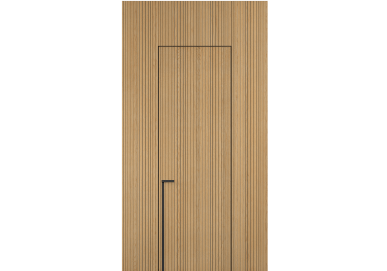 Панели для отделки стен Стеновая панель Фрезерованные Дуб золотой матовый. Цвет Дуб золотой матовый. Материал Шпон НатурВуд. Коллекция Фрезерованные. Картинка.