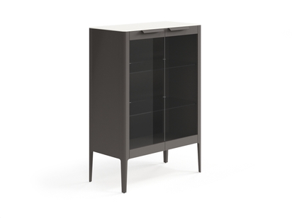 Мебель Витрина Piega. Цвет Матовый антрацит. Материал Гладкая эмаль. Коллекция Витрина Piega. Фото. Мебель Витрина Piega. Цвет Матовый антрацит. Материал Гладкая эмаль. Коллекция Витрина Piega. Картинка.