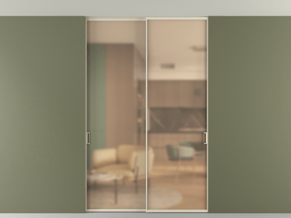 Алюминевая перегородка vn2_01 Алюминий бежево-серый Сатинированное оранжевое стекло, триплекс, 6мм. Цвет Алюминий бежево-серый. Материал Алюминий в эмали. Коллекция Перегородка Formato внутри проёма двустворчатая со скрытым креплением в потолок. Фото. Алюминевая перегородка vn2_01 Алюминий бежево-серый Сатинированное оранжевое стекло, триплекс, 6мм. Цвет Алюминий бежево-серый. Материал Алюминий в эмали. Коллекция Перегородка Formato внутри проёма двустворчатая со скрытым креплением в потолок. Картинка.