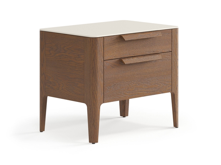 Мебель Тумба прикроватная Piega 2 ящика. Цвет Дуб каштановый матовый. Материал Массив дуба матовый. Коллекция Тумба прикроватная Piega 2 ящика. Фото. Мебель Тумба прикроватная Piega 2 ящика. Цвет Дуб каштановый матовый. Материал Массив дуба матовый. Коллекция Тумба прикроватная Piega 2 ящика. Картинка.