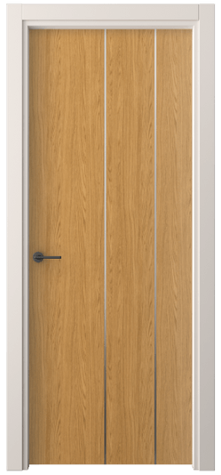 Дверь межкомнатная 4205 ВНД. Цвет Ванильный дуб. Материал Ламинатин. Коллекция Freedom. Картинка.