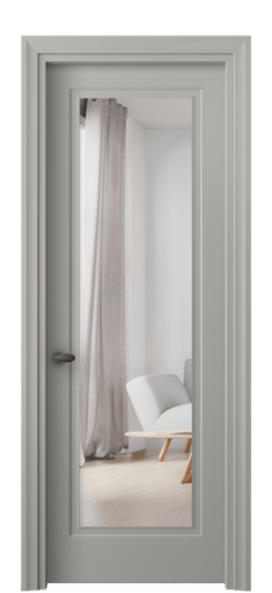 Межкомнатная дверь 8503 МНСР ЗЕР. Цвет Матовый нейтральный серый. Материал Гладкая эмаль. Коллекция Esse. Фото. Дверь межкомнатная 8503 МНСР ЗЕР. Цвет Матовый нейтральный серый. Материал Гладкая эмаль. Коллекция Esse. Картинка.