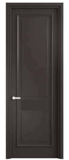 Дверь межкомнатная 6717 МАН . Цвет Матовый антрацит. Материал Гладкая эмаль. Коллекция Шарм. Картинка.