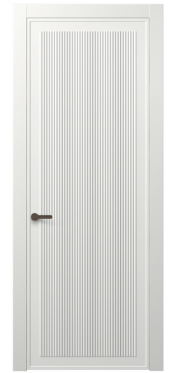 Дверь межкомнатная АКП 8622 МССР. Цвет Матовый светло-серый. Материал Гладкая эмаль. Коллекция Dune. Картинка.