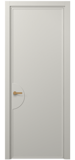 Дверь межкомнатная 8604 МТСР. Цвет Матовый тёплый серый. Материал Гладкая эмаль. Коллекция Frame. Картинка.