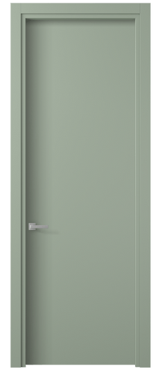 Дверь межкомнатная 0010 ПЭСО. Цвет ПЭТ светло-оливковый. Материал ПЭТ. Коллекция Planum. Картинка.