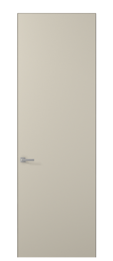 Дверь межкомнатная ПУ 0010 МБСР. Цвет Матовый бежево-серый. Материал Гладкая эмаль. Коллекция Planum. Картинка.