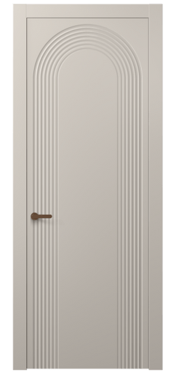Дверь межкомнатная АКП 8648 МСБЖ. Цвет Матовый светло-бежевый. Материал Гладкая эмаль. Коллекция Alba. Картинка.