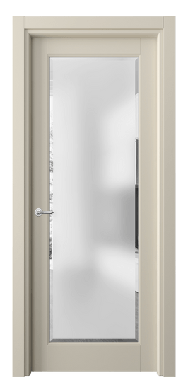 Дверь межкомнатная 6300 ББСР САТ-Ф. Цвет Бук бежево-серый. Материал Массив бука эмаль. Коллекция Toscana Litera. Картинка.