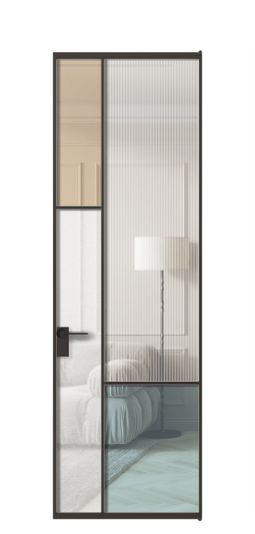 Межкомнатная дверь АЛПЛ041.13 ААН4 стекла. Цвет Алюминий антрацит. Материал Алюминий в эмали. Коллекция Mosaic. Фото. Дверь межкомнатная АЛПЛ041.13 ААН4 стекла. Цвет Алюминий антрацит. Материал Алюминий в эмали. Коллекция Mosaic. Картинка.