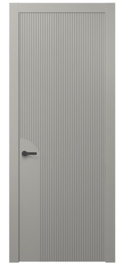 Дверь межкомнатная 8625 МНСР . Цвет Матовый нейтральный серый. Материал Гладкая эмаль. Коллекция Dune. Картинка.