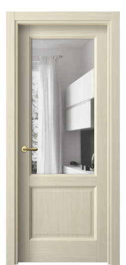 Межкомнатная дверь 1422 МОЯ Прозрачное стекло. Цвет Молочный ясень. Материал Ciplex ламинатин. Коллекция Galant. Фото. Дверь межкомнатная 1422 МОЯ Прозрачное стекло. Цвет Молочный ясень. Материал Ciplex ламинатин. Коллекция Galant. Картинка.