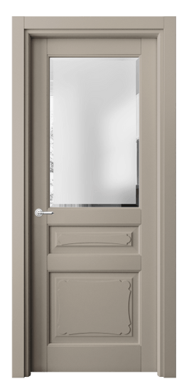 Дверь межкомнатная 6324 ББСК САТ-Ф. Цвет Бук бисквитный. Материал Массив бука эмаль. Коллекция Toscana Elegante. Картинка.