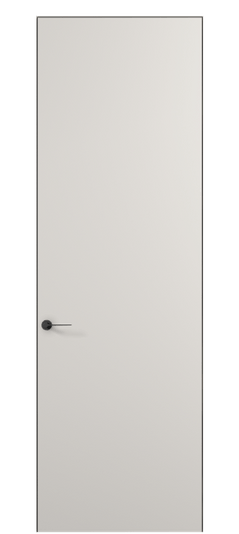 Дверь межкомнатная АКУ 0010 МПБЛ. Цвет Матовый пудровый белый. Материал Гладкая эмаль. Коллекция Planum Pro. Картинка.