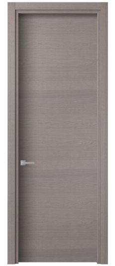Дверь межкомнатная 0010 ДДМ. Цвет Дуб дымчатый Гор. Материал Шпон ценных пород. Коллекция Planum. Картинка.
