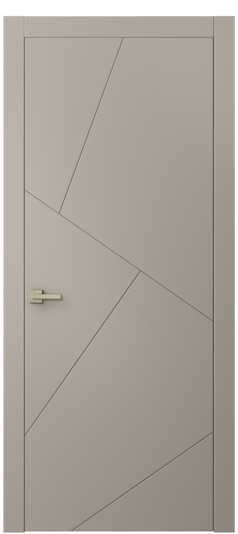 Дверь межкомнатная 8058 МБСК. Цвет Матовый бисквитный. Материал Гладкая эмаль. Коллекция Linea. Картинка.
