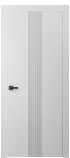 Дверь межкомнатная АКП 8042 МБЛ Матовый белоснежный. Цвет Матовый белоснежный. Материал Гладкая эмаль. Коллекция Linea. Картинка.