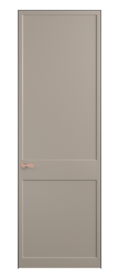 Дверь межкомнатная 7521 МБСК. Цвет Матовый бисквитный. Материал Гладкая эмаль. Коллекция Softform. Картинка.