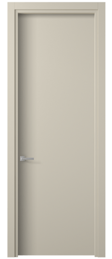 Дверь межкомнатная 0010 МБСР. Цвет Матовый бежево-серый. Материал Гладкая эмаль. Коллекция Planum. Картинка.