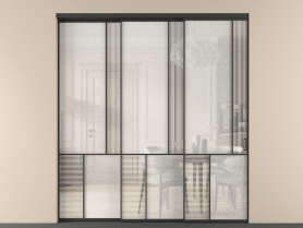 Алюминевая перегородка vnt3_1 ЧЕР. Цвет Алюминий Черный. Материал Алюминий. Коллекция Перегородка Mosaic внутри проёма 3 створки с синхронным механизмом. Фото. Алюминевая перегородка vnt3_1 ЧЕР. Цвет Алюминий Черный. Материал Алюминий. Коллекция Перегородка Mosaic внутри проёма 3 створки с синхронным механизмом. Картинка.