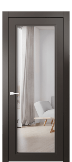 Межкомнатная дверь 8000 МАН ДВ ЗЕР. Цвет Матовый антрацит. Материал Гладкая эмаль. Коллекция Нео Классик. Фото. Дверь межкомнатная 8000 МАН ДВ ЗЕР. Цвет Матовый антрацит. Материал Гладкая эмаль. Коллекция Нео Классик. Картинка.