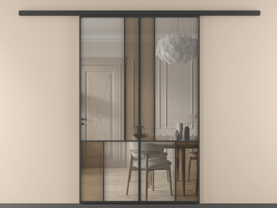 Алюминевая перегородка vd2_1 ЧЕР. Цвет Алюминий Черный. Материал Алюминий. Коллекция Перегородка Mosaic вдоль стены 2 створки. Фото. Алюминевая перегородка vd2_1 ЧЕР. Цвет Алюминий Черный. Материал Алюминий. Коллекция Перегородка Mosaic вдоль стены 2 створки. Картинка.