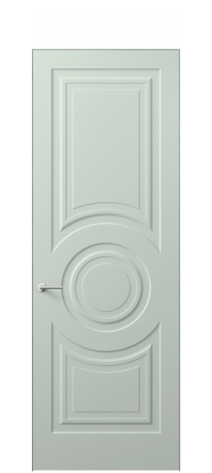 Дверь межкомнатная 8461 NCS S 1005-B80G. Цвет NCS NCS S 1005-B80G. Материал Гладкая эмаль. Коллекция Mascot. Картинка.