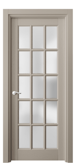 Дверь межкомнатная 0708 ДБСК САТ. Цвет Дуб бисквитный. Материал Массив дуба эмаль. Коллекция Lignum. Картинка.