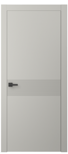 Дверь межкомнатная 8041 МТСР. Цвет Матовый тёплый серый. Материал Гладкая эмаль. Коллекция Linea. Картинка.