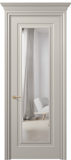 Межкомнатная дверь 8403 МСБЖ Зеркало с одной стороны. Цвет Матовый светло-бежевый. Материал Гладкая эмаль. Коллекция Маскот. Фото. Дверь межкомнатная 8403 МСБЖ Зеркало с одной стороны. Цвет Матовый светло-бежевый. Материал Гладкая эмаль. Коллекция Маскот. Картинка.