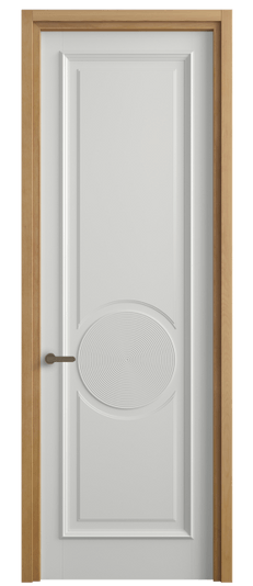 Дверь межкомнатная 6719 БССР. Цвет Бук светло-серый. Материал Массив бука эмаль. Коллекция Charm. Картинка.