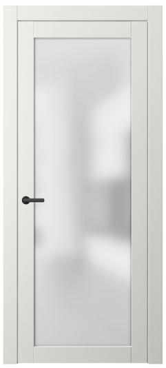 Дверь межкомнатная 2102 СТБЛ САТ. Цвет Софт-тач белоснежный. Материал Полипропилен. Коллекция Neo. Картинка.