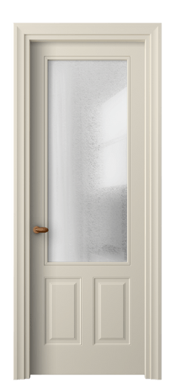 Дверь межкомнатная 8522 МБСР LED. Цвет Матовый бежево-серый. Материал Гладкая эмаль. Коллекция Esse. Картинка.