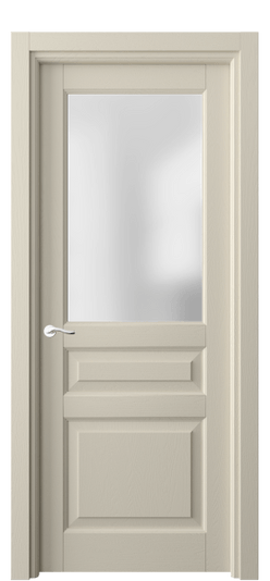 Дверь межкомнатная 0710 ДБСР САТ. Цвет Дуб бежево-серый. Материал Массив дуба эмаль. Коллекция Лигнум. Картинка.