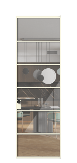 Межкомнатная дверь АЛПЛ040.04 АМБ Алюминий молочно-белый Stopsol Clear прозрачное. Цвет Алюминий молочно-белый. Материал Алюминий в эмали. Коллекция Formato. Фото. Дверь межкомнатная АЛПЛ040.04 АМБ Алюминий молочно-белый Stopsol Clear прозрачное. Цвет Алюминий молочно-белый. Материал Алюминий в эмали. Коллекция Formato. Картинка.