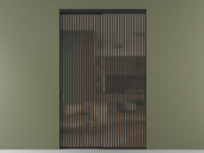 Перегородка Формато внутри проёма 2 створки